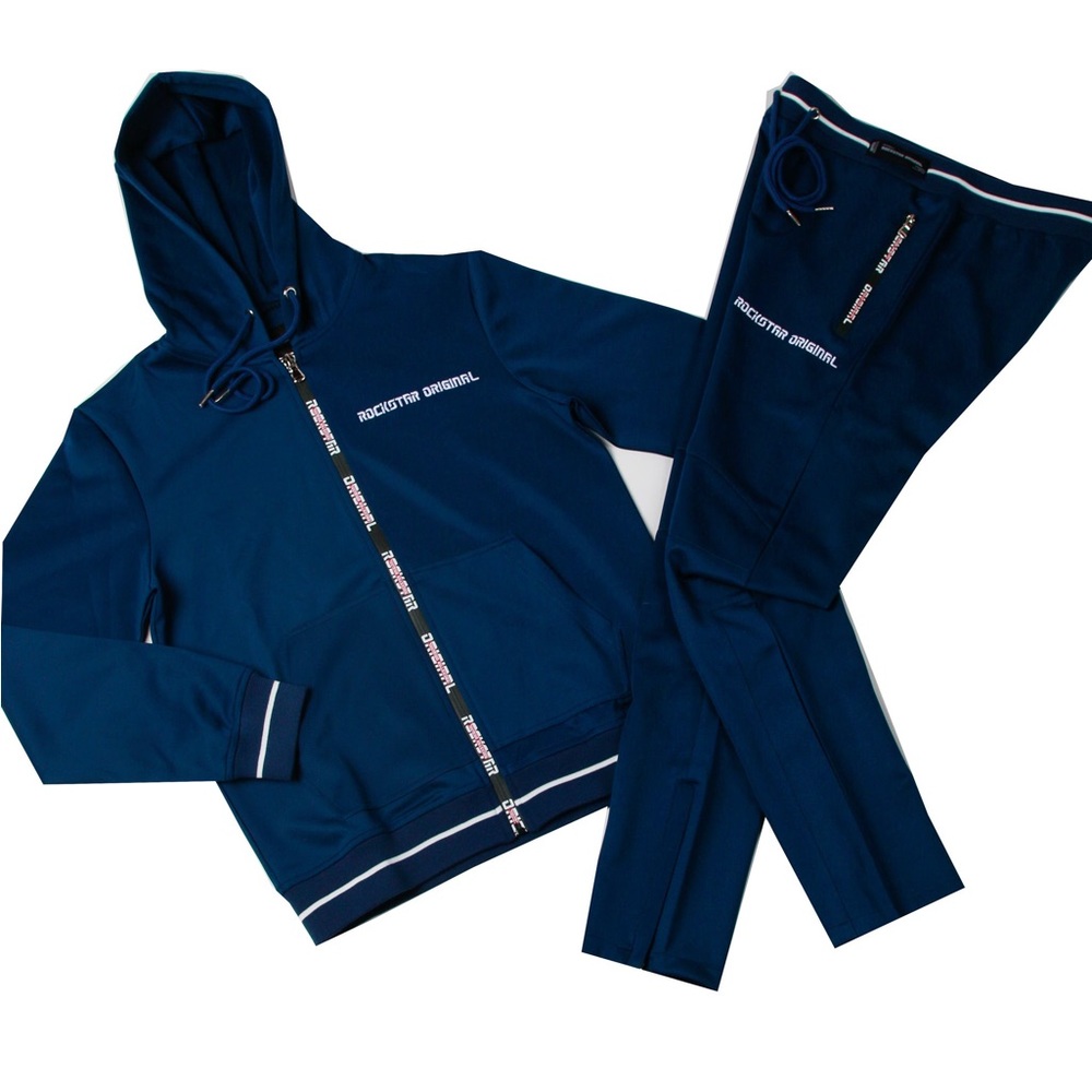 Rockstar Original - Aero Tracksuit in Blue